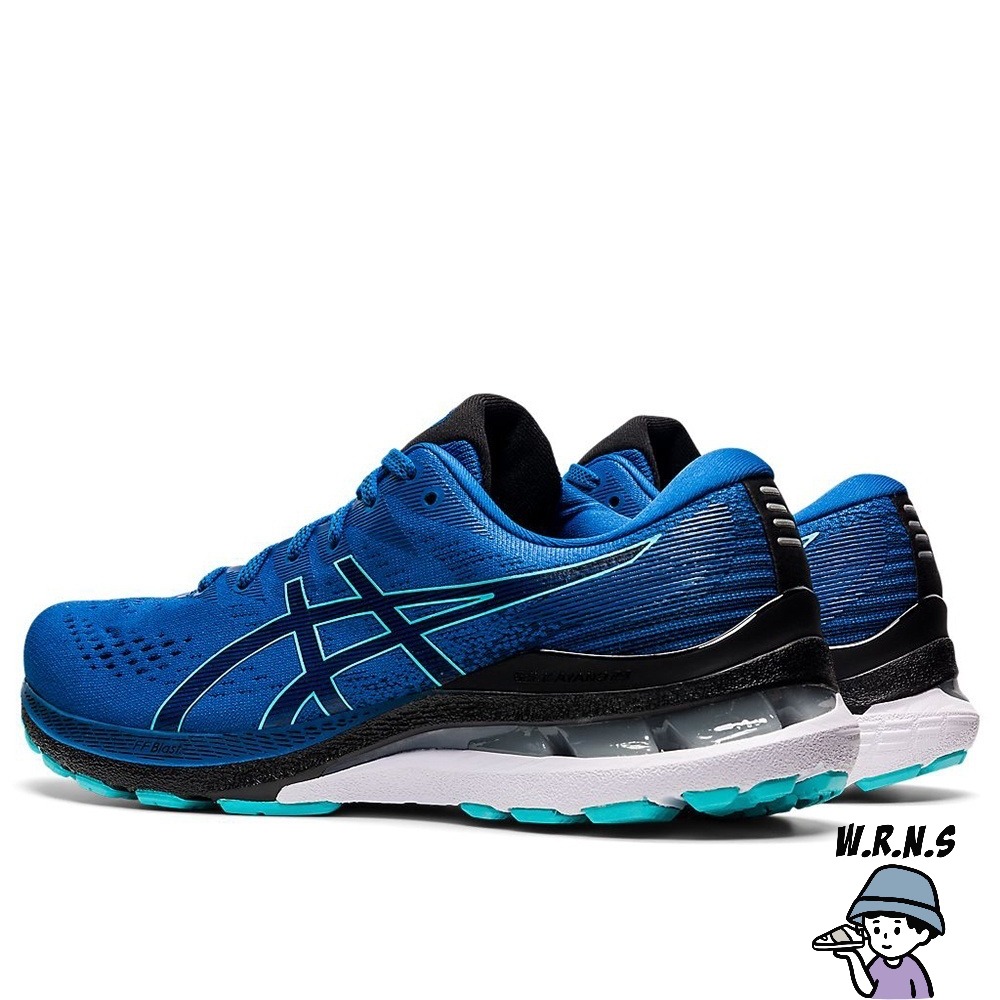 ASICS GEL-KAYANO 28 2E 男鞋 慢跑 支撐 穩定 網布 藍 綠1011B188-402-細節圖4