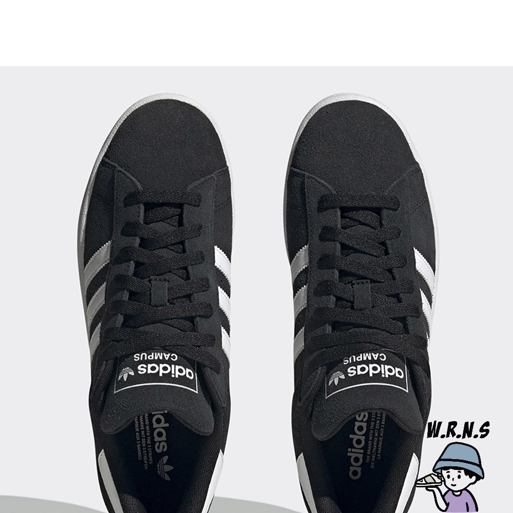 Adidas 男鞋 女鞋 休閒鞋 Campus 2.0 復古 麂皮 黑ID9844-細節圖3