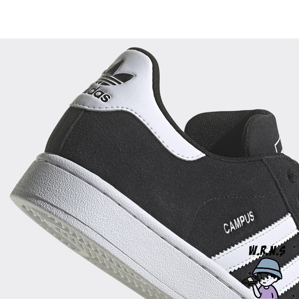 Adidas 男鞋 女鞋 休閒鞋 Campus 2.0 復古 麂皮 黑ID9844-細節圖7