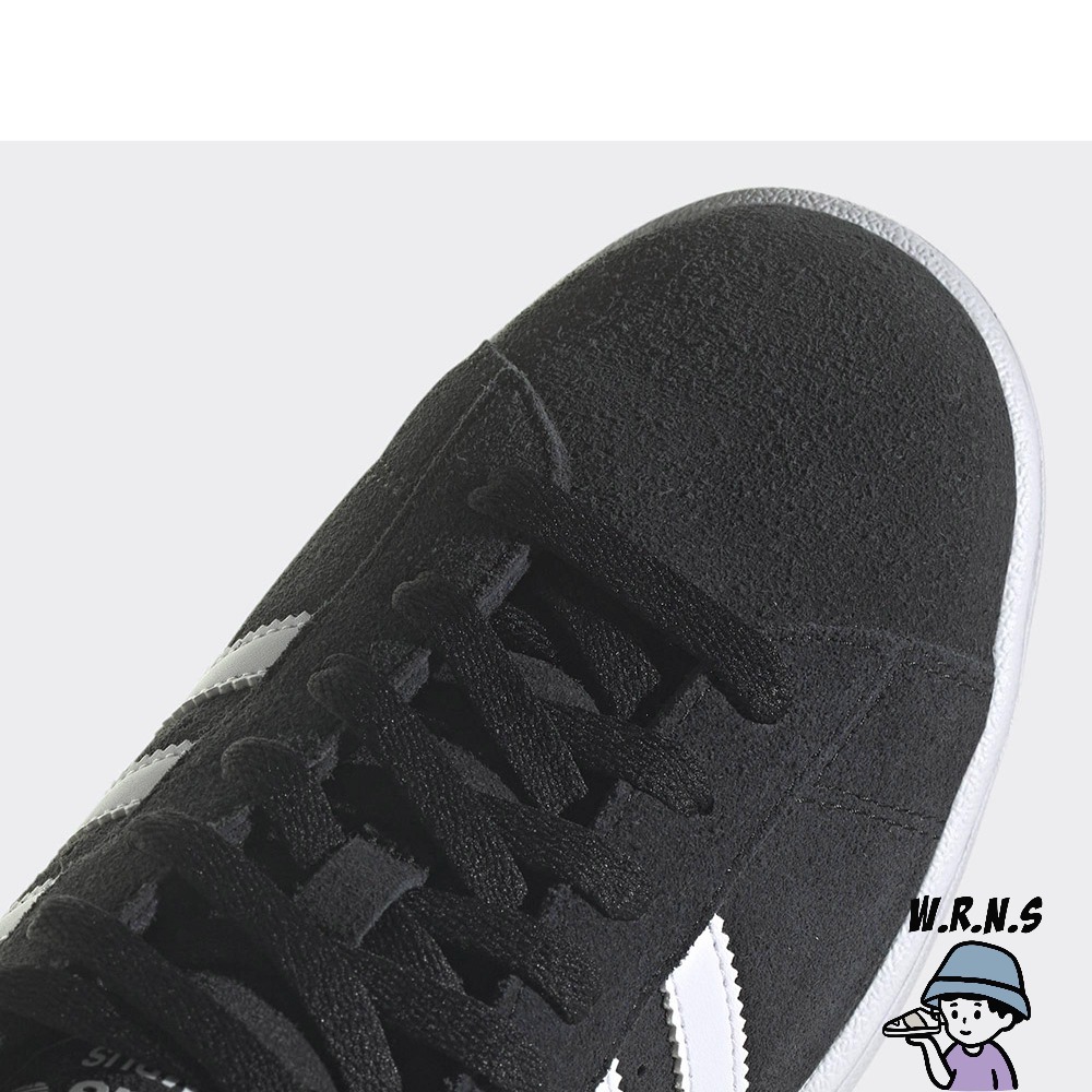 Adidas 男鞋 女鞋 休閒鞋 Campus 2.0 復古 麂皮 黑ID9844-細節圖8
