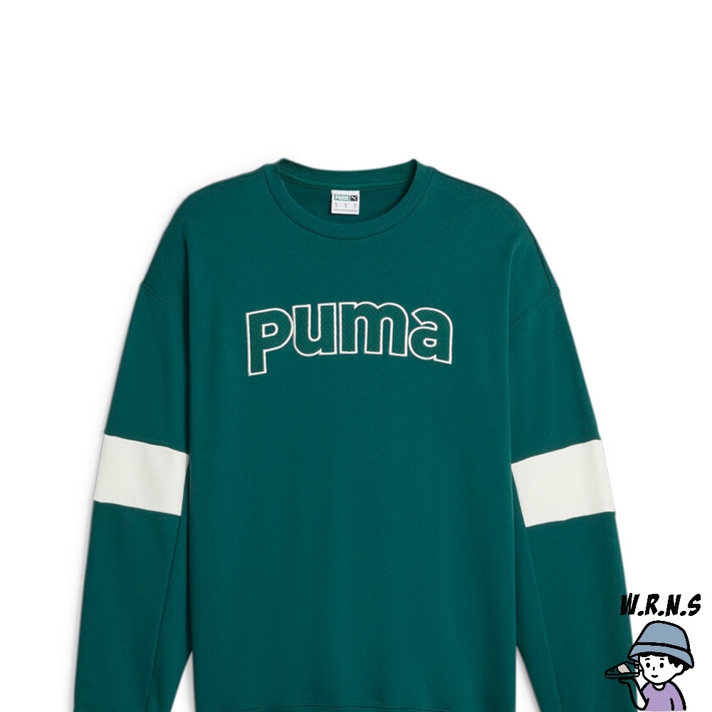 Puma 男裝 長袖上衣 E.SO 瘦子代言款 棉 歐規 綠 62132443-細節圖2
