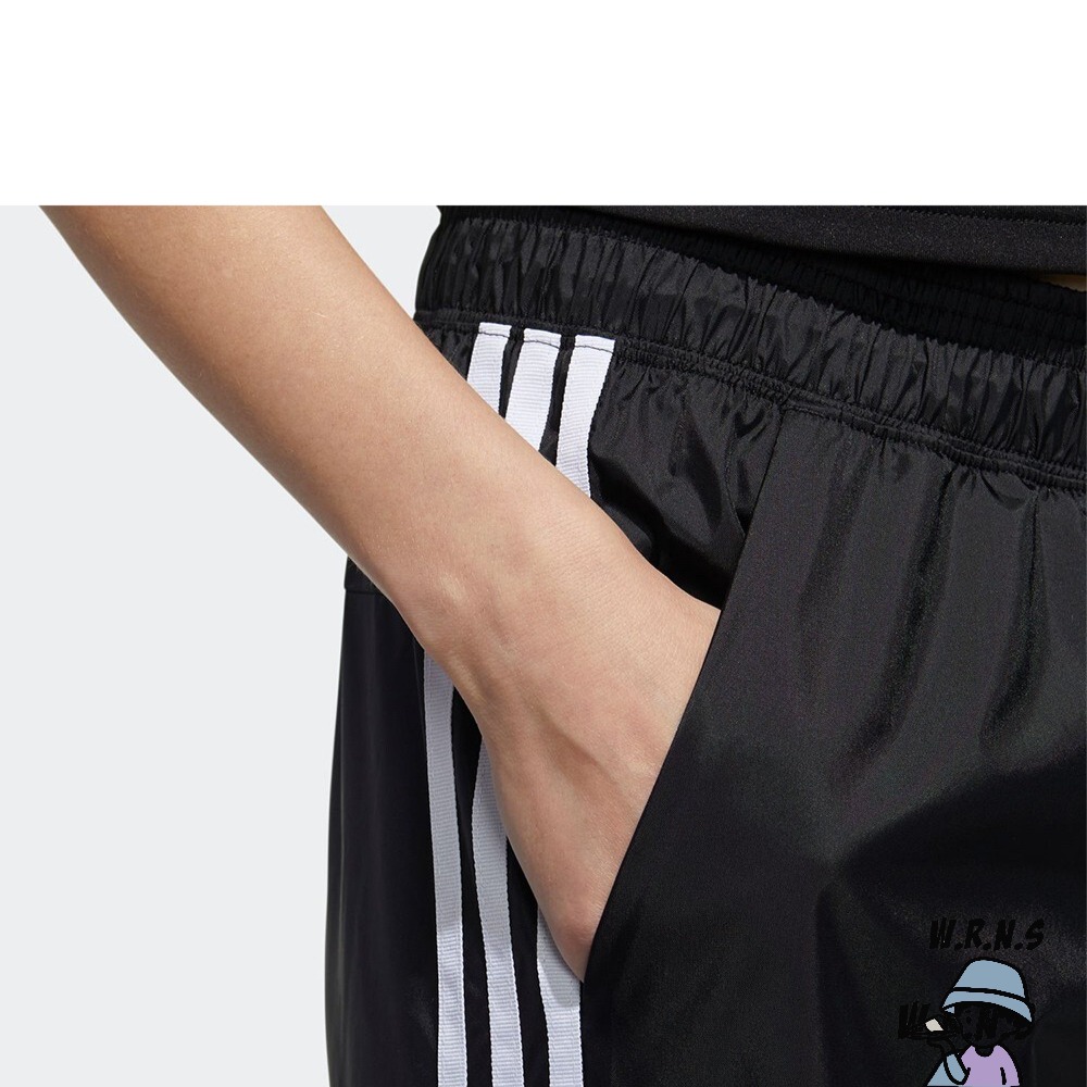 Adidas 女裝 長褲 九分 修身 縮口 黑GK0624-細節圖9