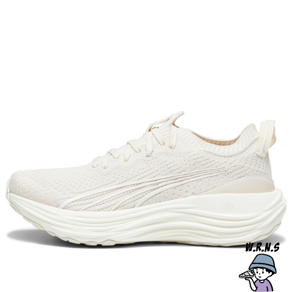 Puma 女鞋 慢跑鞋 ForeverRun Nitro Knit 緩震 襪套 米白37914004-細節圖2