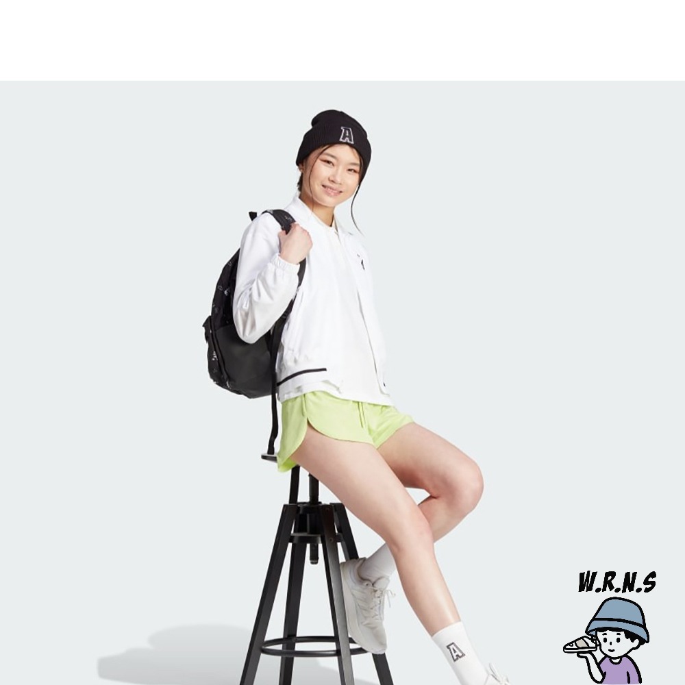 Adidas 女裝 外套 拉鍊口袋 寬鬆 白IA3137-細節圖5