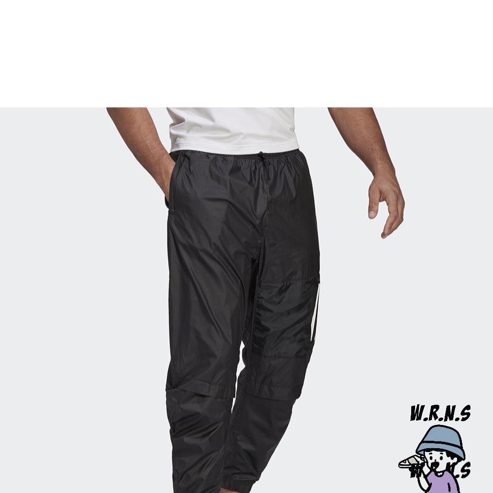 Adidas 男裝 長褲 防撕裂 拉鍊口袋 黑 GT3734-細節圖4
