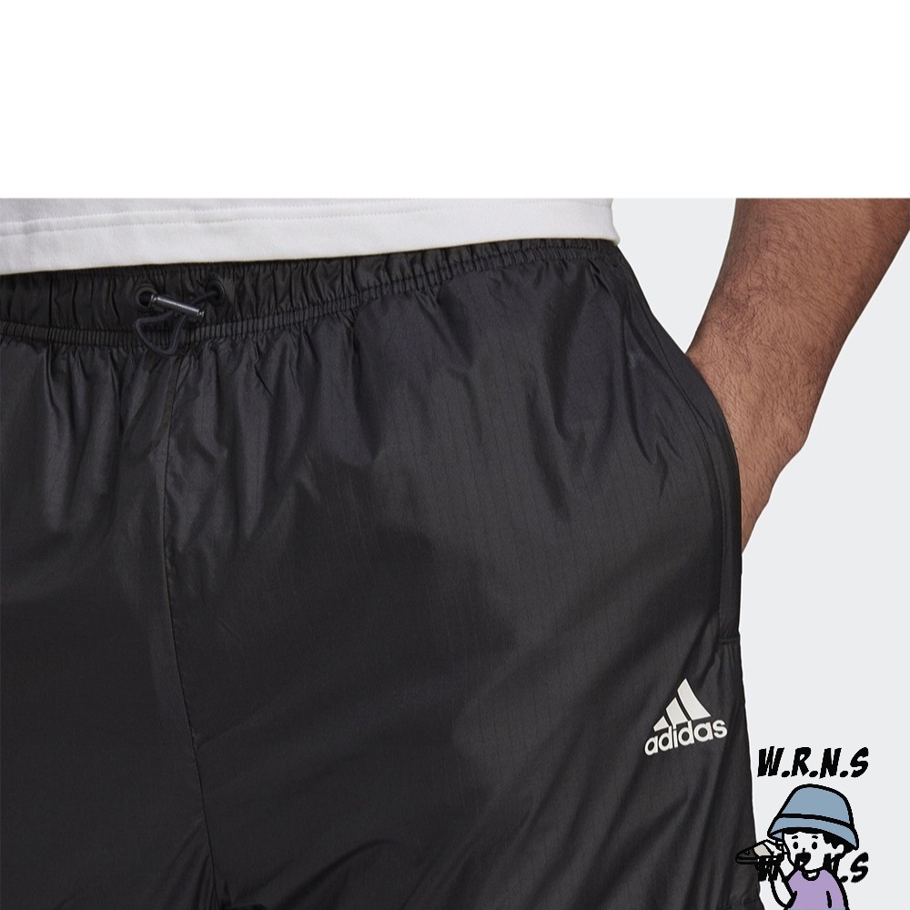 Adidas 男裝 長褲 防撕裂 拉鍊口袋 黑 GT3734-細節圖7