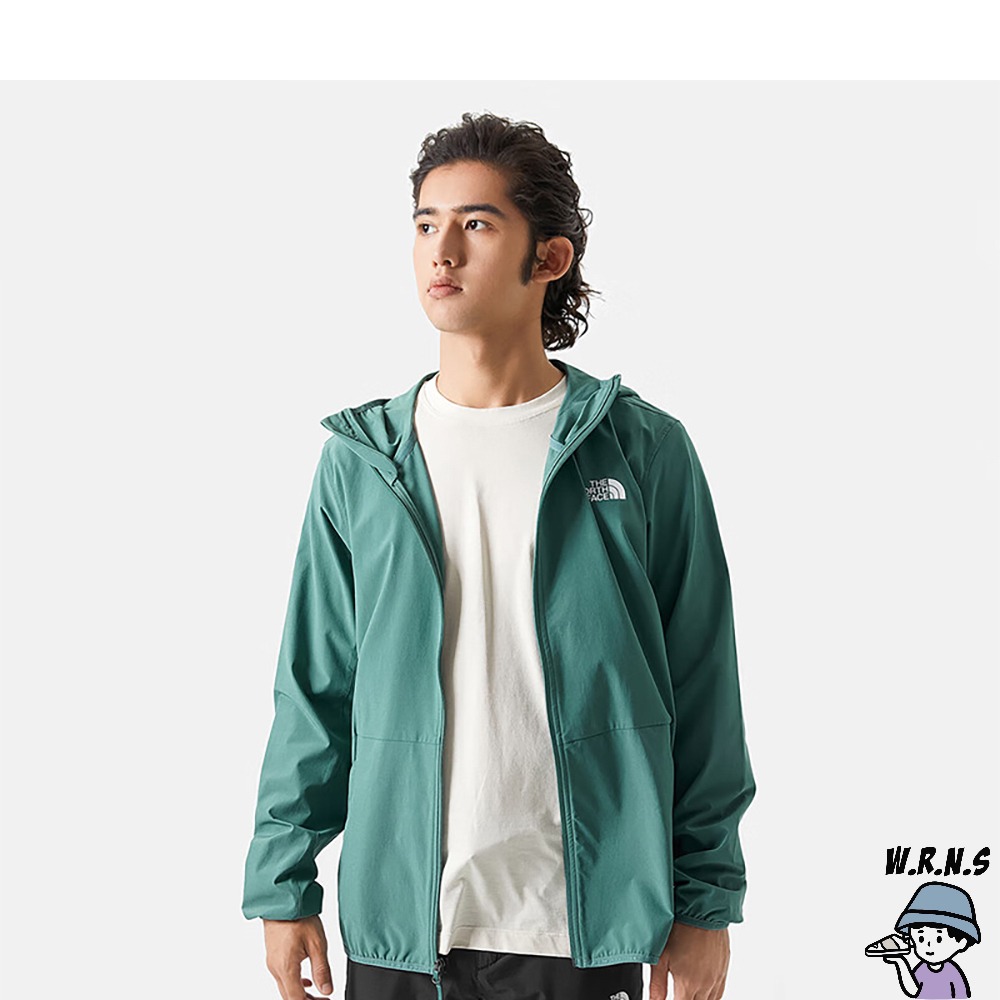 The North Face 北臉 男裝 連帽外套 防風 防曬 防潑水 綠 NF0A7WCYI0F-細節圖2