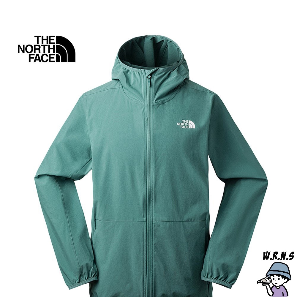 The North Face 北臉 男裝 連帽外套 防風 防曬 防潑水 綠 NF0A7WCYI0F-細節圖3