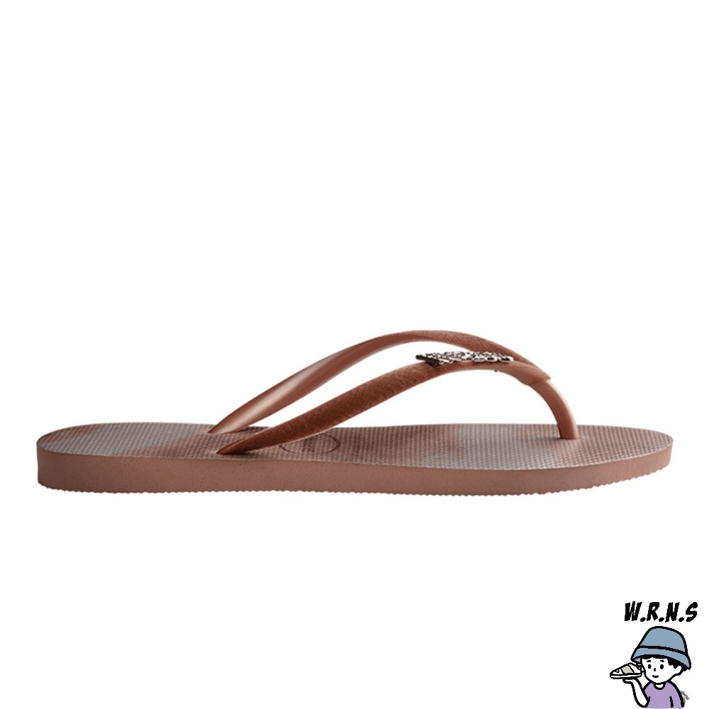 Havaianas 哈瓦仕 女鞋 拖鞋 夾腳拖 人字拖 漸層 水鑽別針 紅白 4147069-3544W-細節圖4