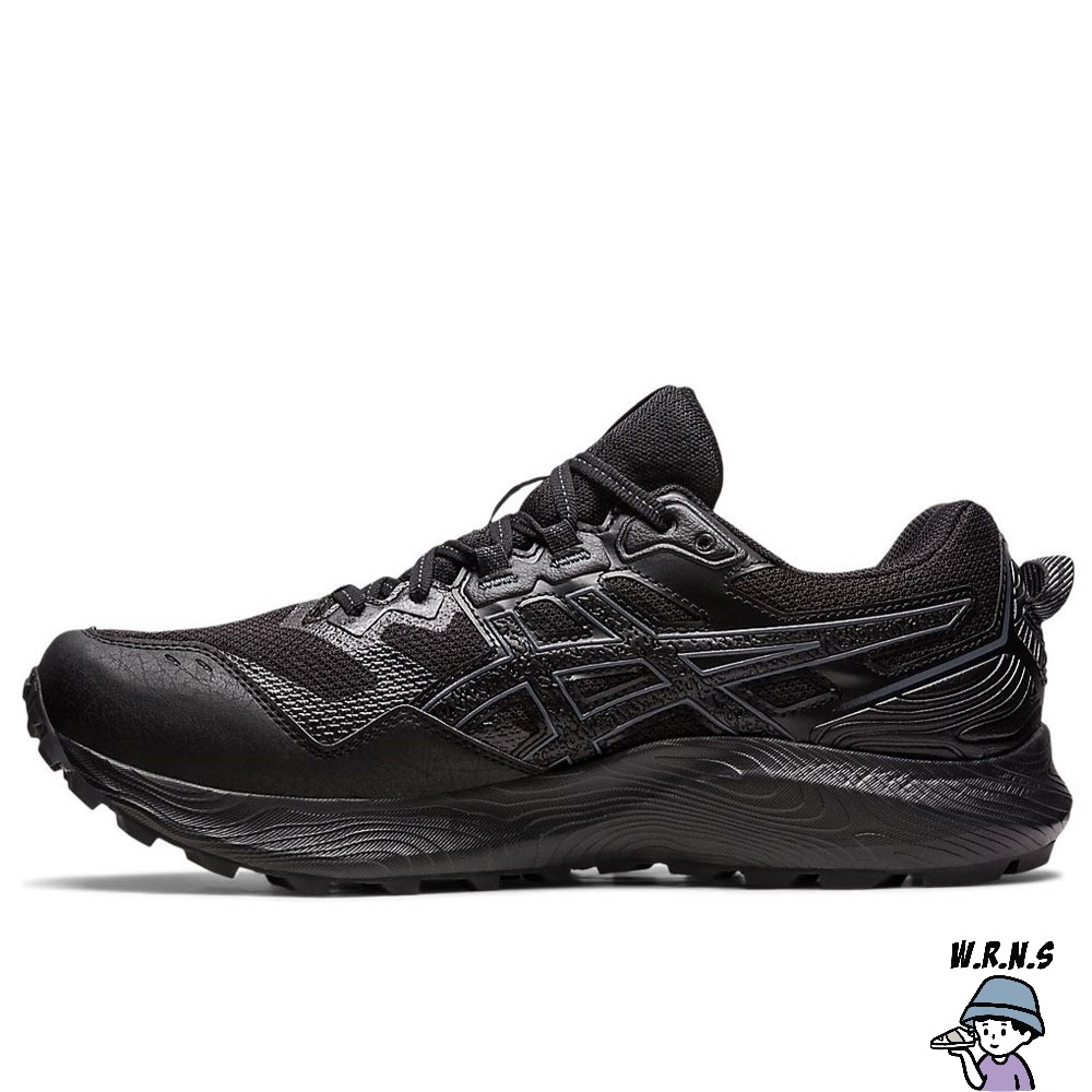 Asics 亞瑟士 男鞋 越野鞋 登山鞋 GTX防水 GEL-SONOMA 7 全黑 1011B593-002-細節圖3