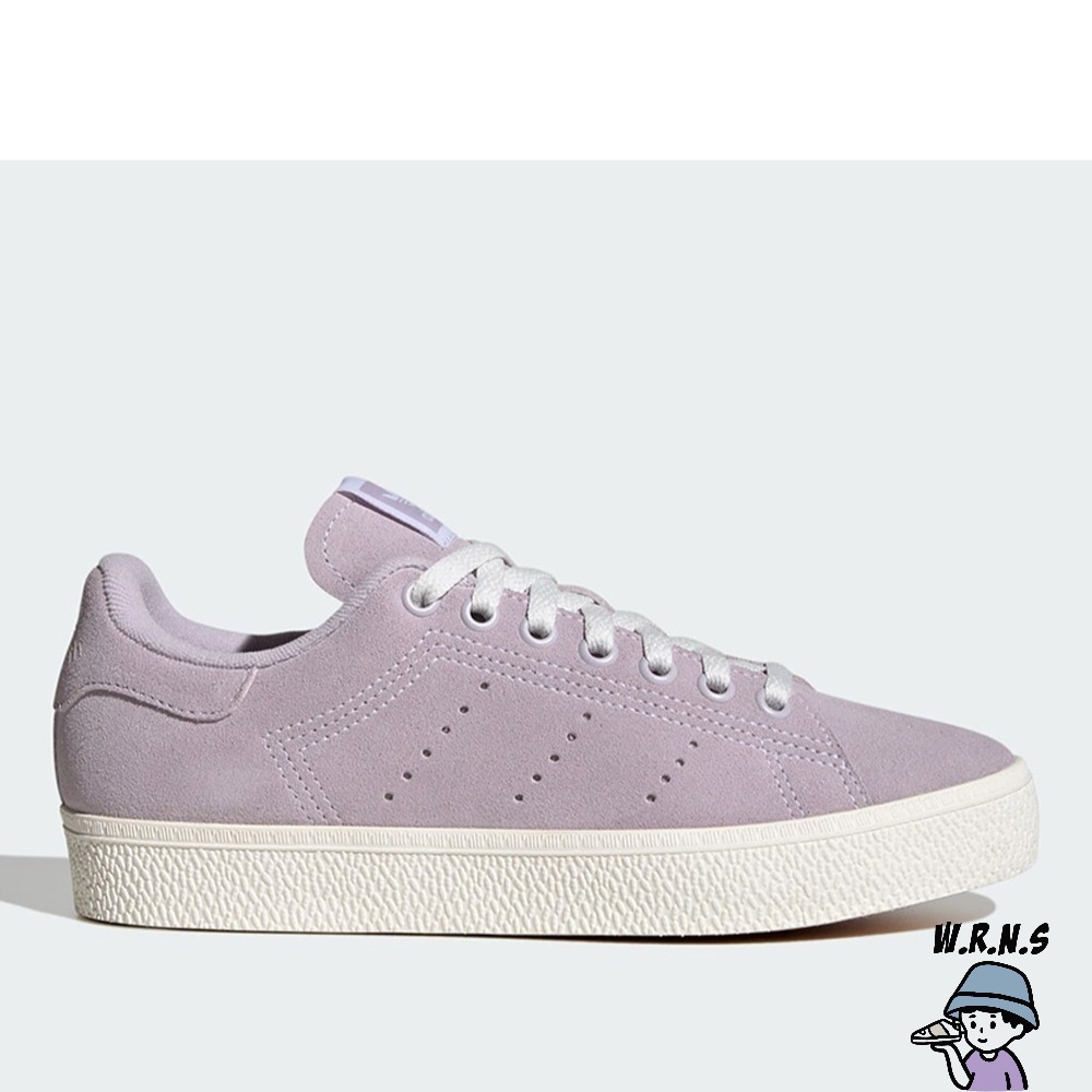 Adidas 女鞋 休閒鞋 麂皮 STAN SMITH CS 紫IG2899-細節圖2