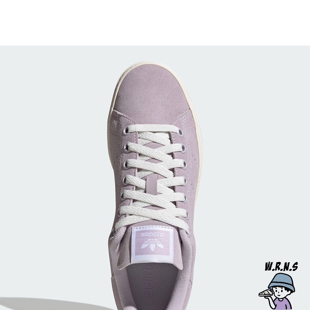 Adidas 女鞋 休閒鞋 麂皮 STAN SMITH CS 紫IG2899-細節圖5