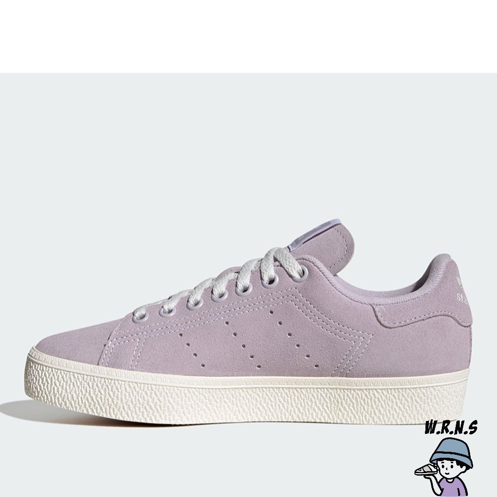 Adidas 女鞋 休閒鞋 麂皮 STAN SMITH CS 紫IG2899-細節圖7