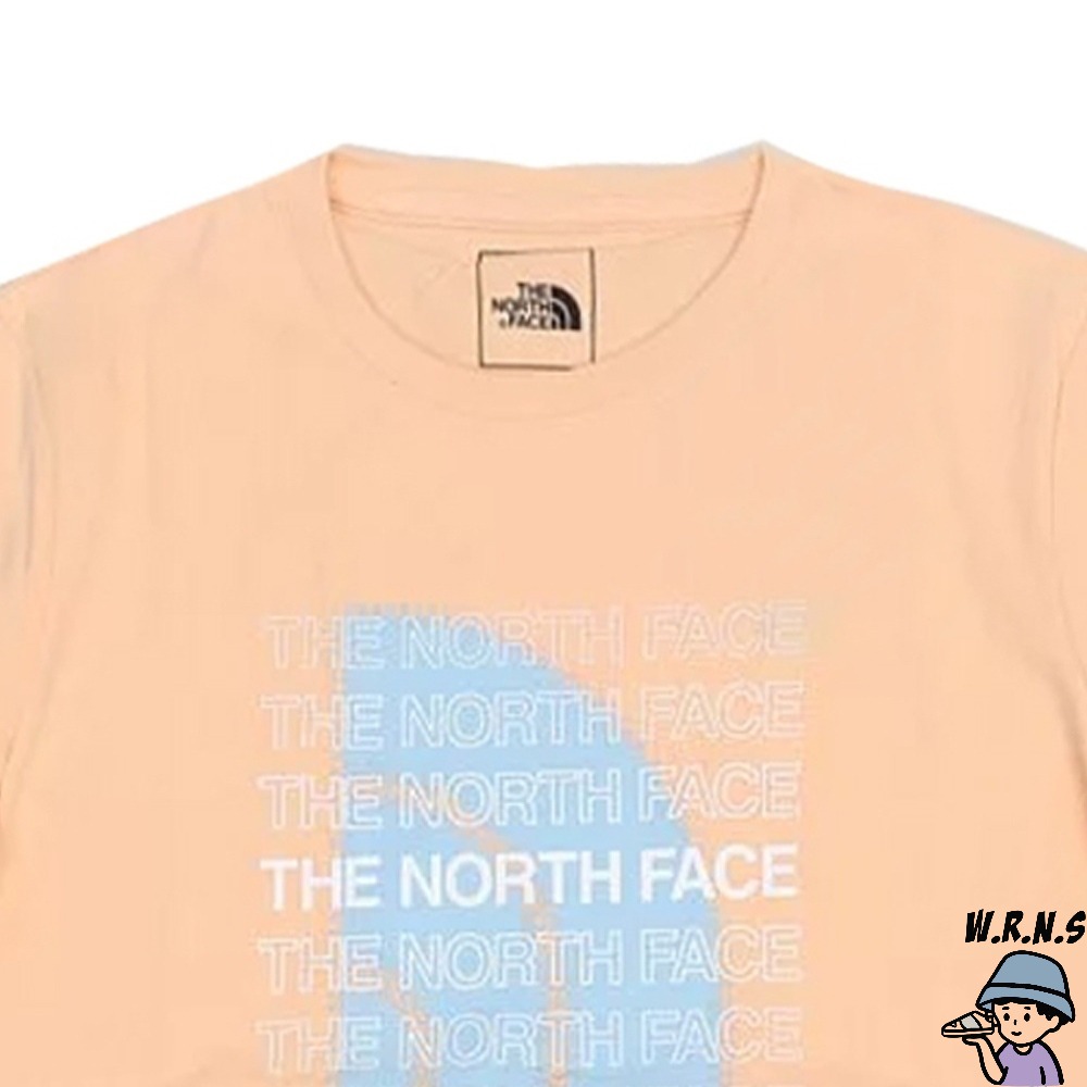 The North Face 北臉 女裝 短袖上衣 純棉 橘 NF0A86RW3R8-細節圖3