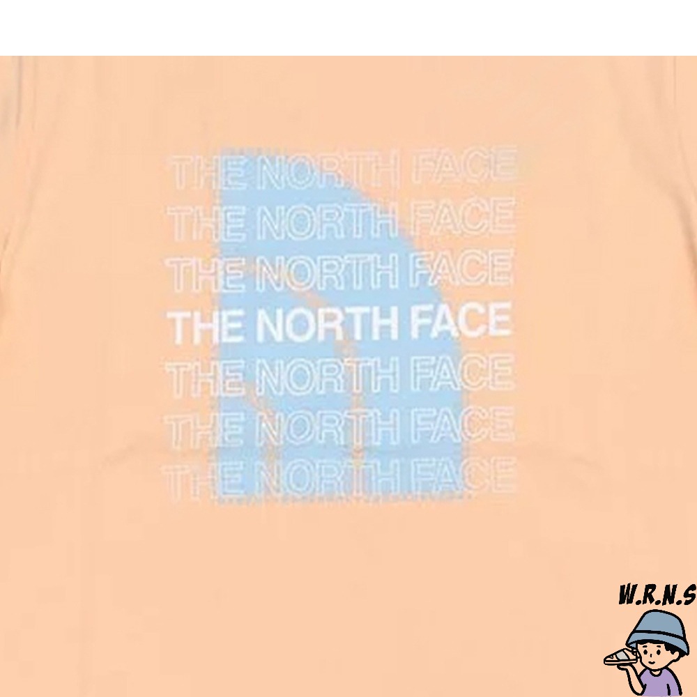 The North Face 北臉 女裝 短袖上衣 純棉 橘 NF0A86RW3R8-細節圖4