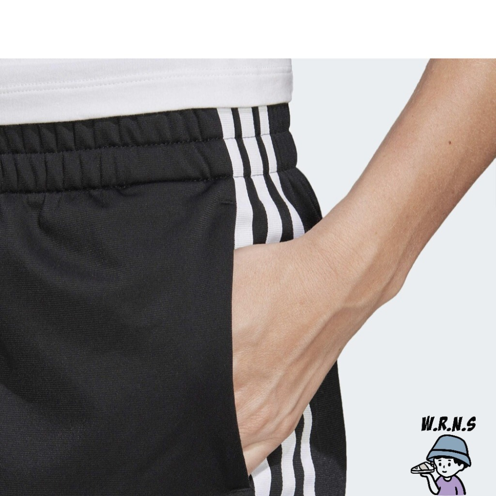 Adidas 女裝 短褲 口袋 三葉草 黑FM2610-細節圖7