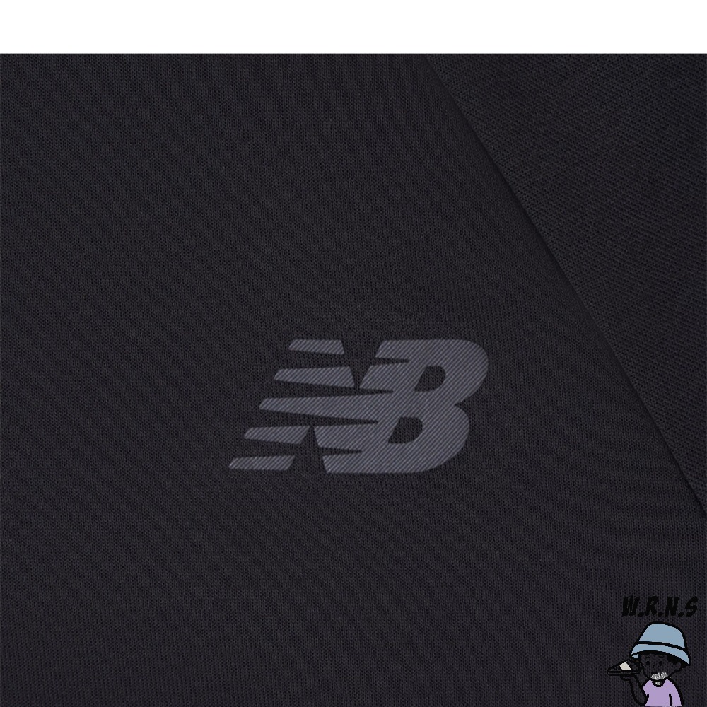 New Balance 女裝 連帽外套 針織 黑 AWJ33114BK-細節圖4