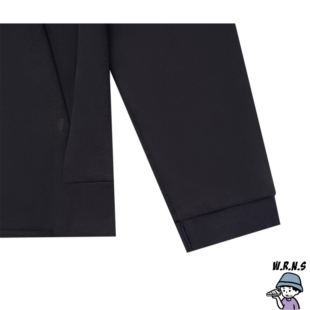 New Balance 女裝 連帽外套 針織 黑 AWJ33114BK-細節圖5