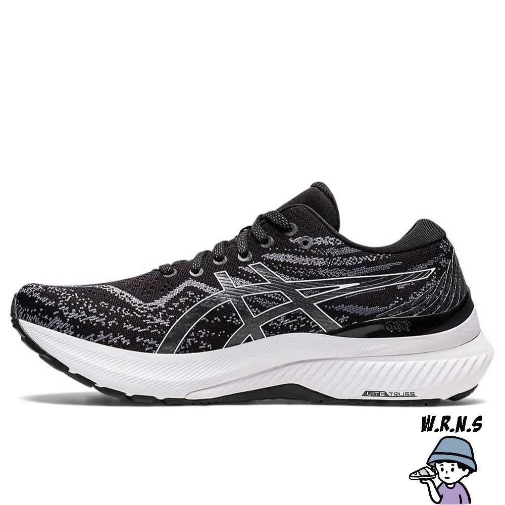 ASICS GEL-KAYANO 29(D) 女鞋 慢跑 寬楦 支撐 穩定 透氣 黑白 1012B297-002-細節圖2