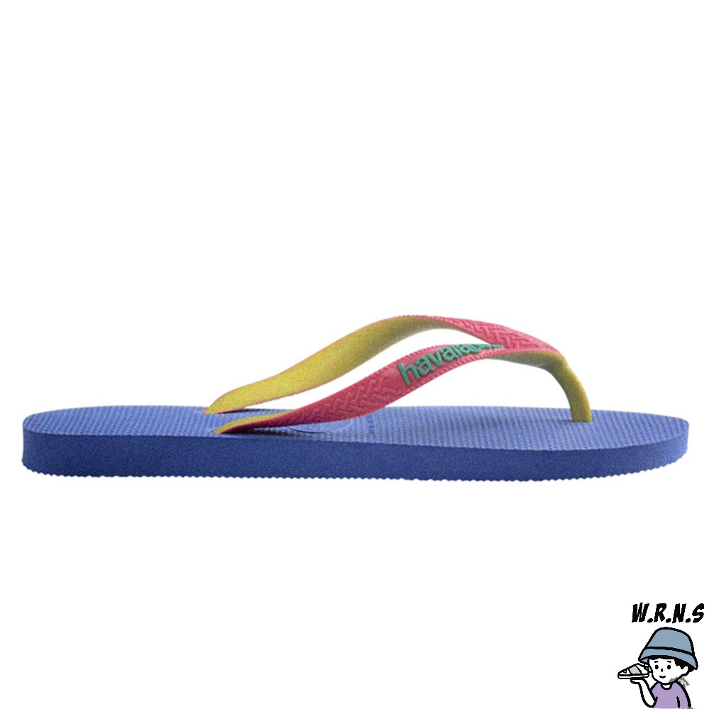 Havaianas 哈瓦仕 男鞋 女鞋 拖鞋 夾腳拖 雙色鞋帶 藍粉黃 4115549-3562U-細節圖4