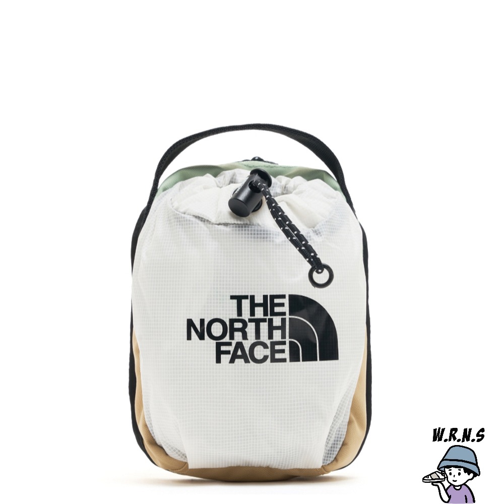 The North Face 北臉 單肩包 收納袋 半透明 雙向拉鍊 白NF0A52RYOKZ-細節圖2