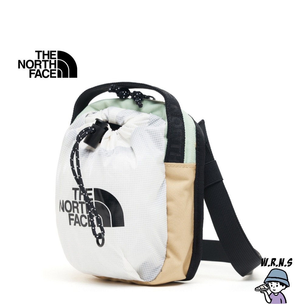 The North Face 北臉 單肩包 收納袋 半透明 雙向拉鍊 白NF0A52RYOKZ-細節圖4