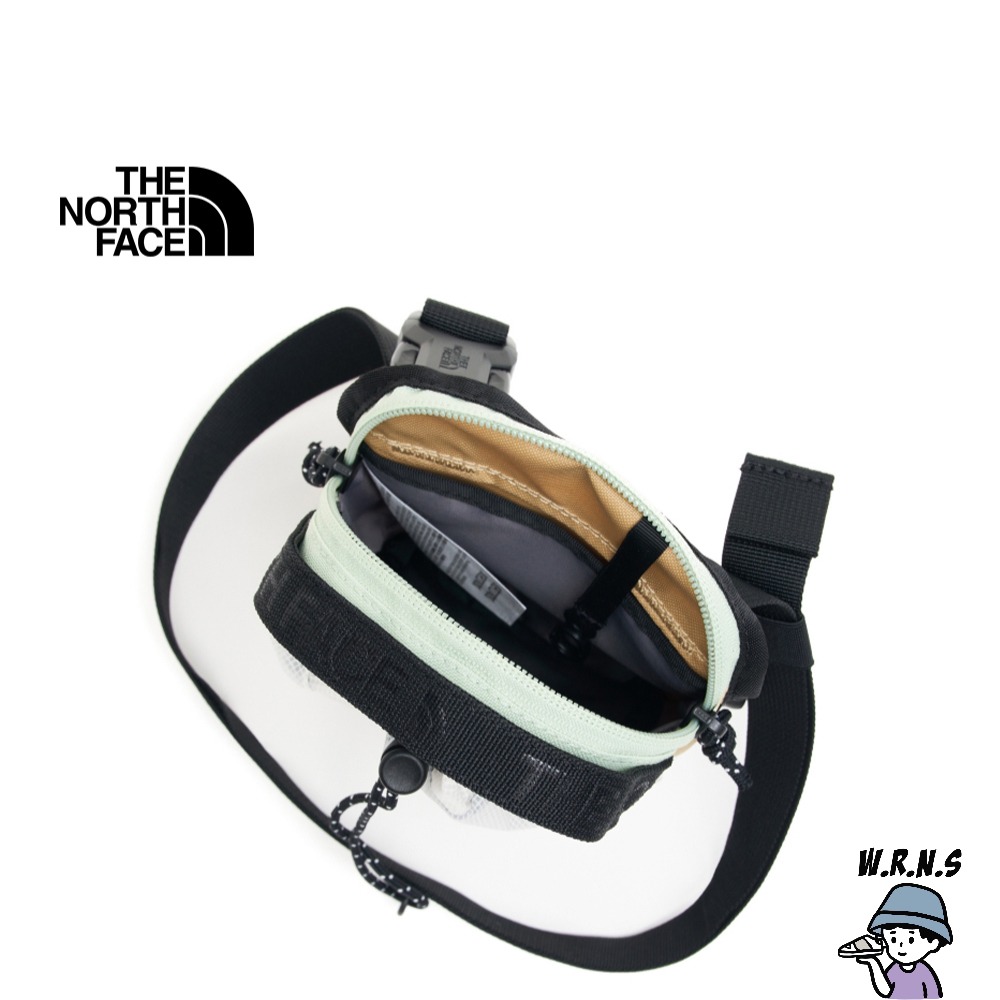 The North Face 北臉 單肩包 收納袋 半透明 雙向拉鍊 白NF0A52RYOKZ-細節圖5