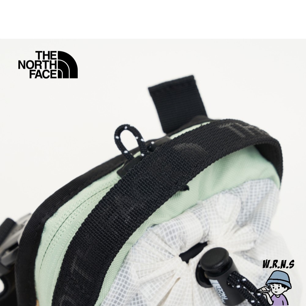 The North Face 北臉 單肩包 收納袋 半透明 雙向拉鍊 白NF0A52RYOKZ-細節圖6