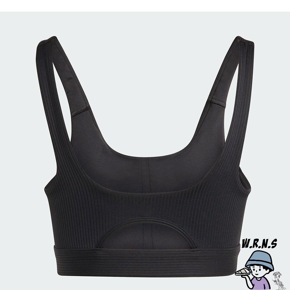 Adidas 女裝 運動內衣 排汗 可拆式胸墊 黑HZ9024-細節圖6