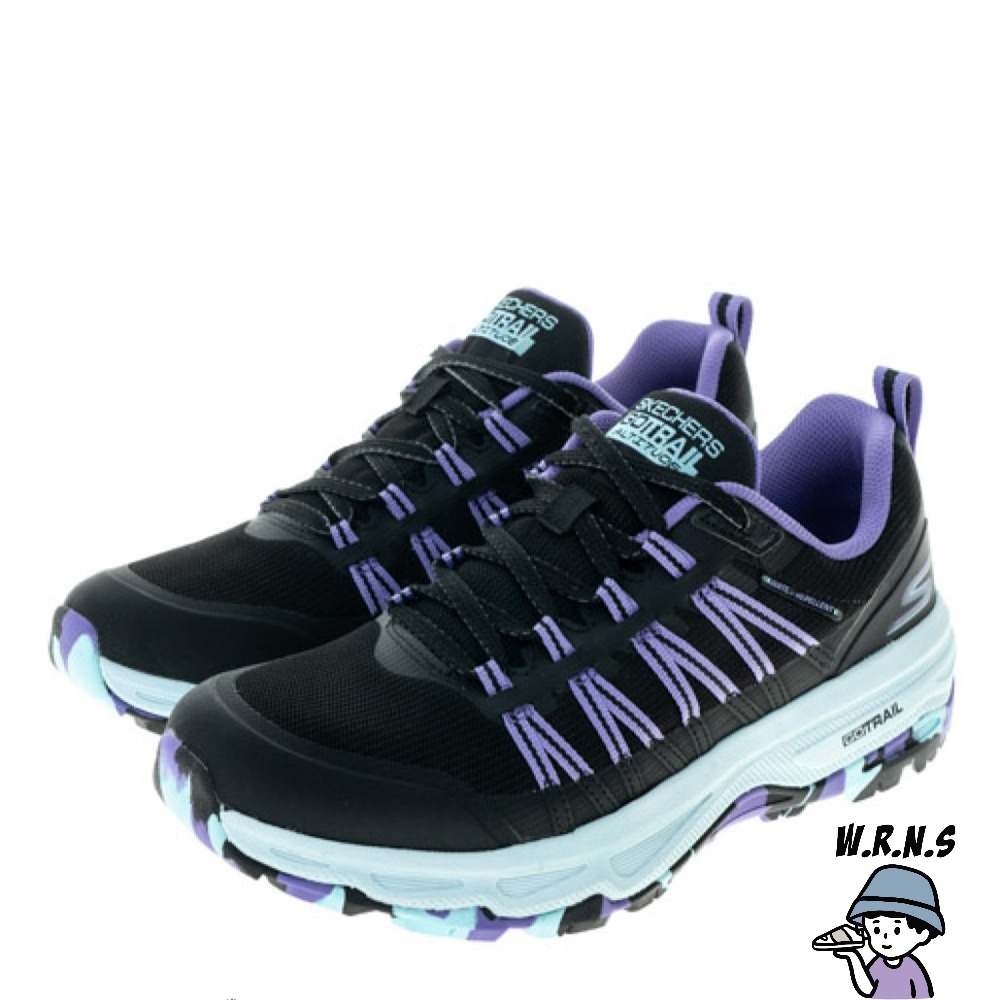 Skechers 女鞋 越野鞋 Go Run Trail Altitude 防潑水 黑紫 128222BKLV-細節圖3