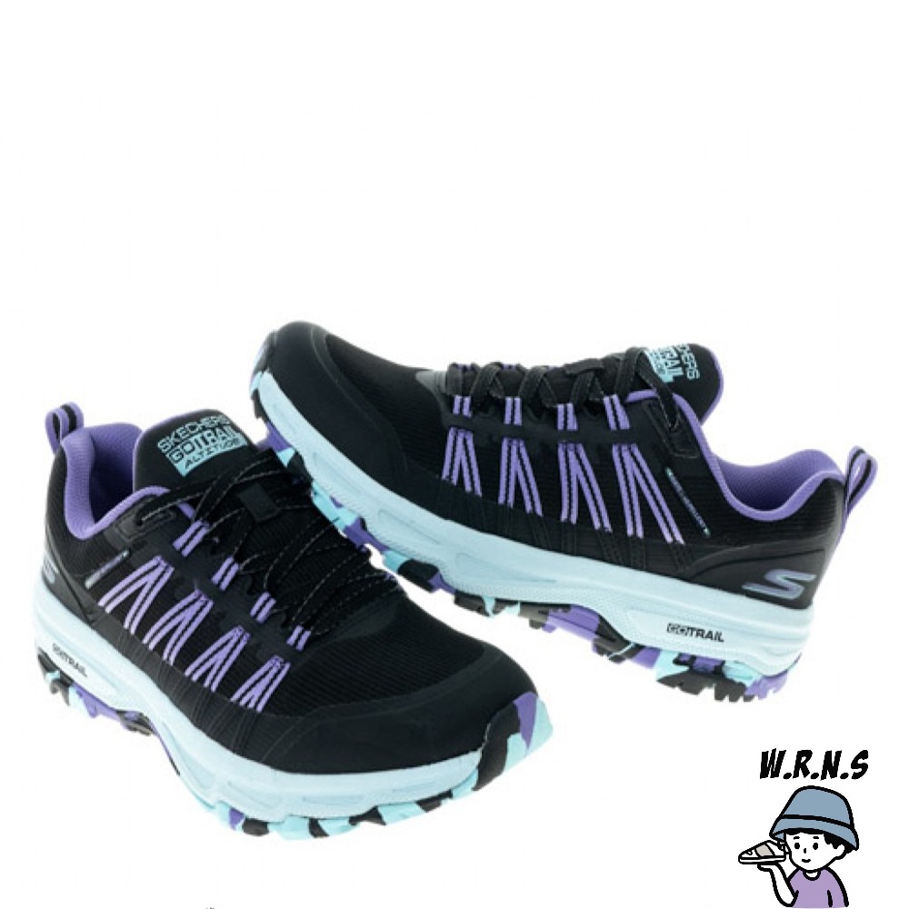 Skechers 女鞋 越野鞋 Go Run Trail Altitude 防潑水 黑紫 128222BKLV-細節圖4