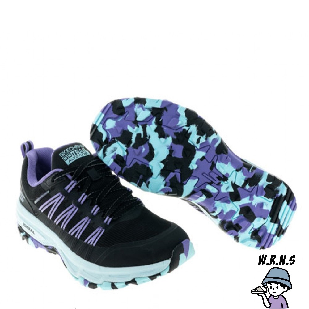 Skechers 女鞋 越野鞋 Go Run Trail Altitude 防潑水 黑紫 128222BKLV-細節圖6