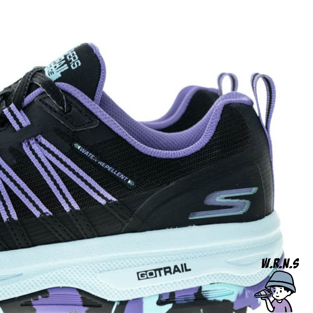 Skechers 女鞋 越野鞋 Go Run Trail Altitude 防潑水 黑紫 128222BKLV-細節圖7