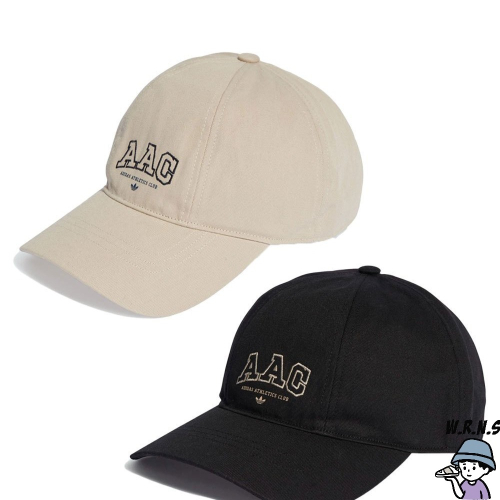 Adidas 帽子 老帽 棒球帽 ACC 刺繡 斜紋布 卡其/黑 IL8446/IL8445