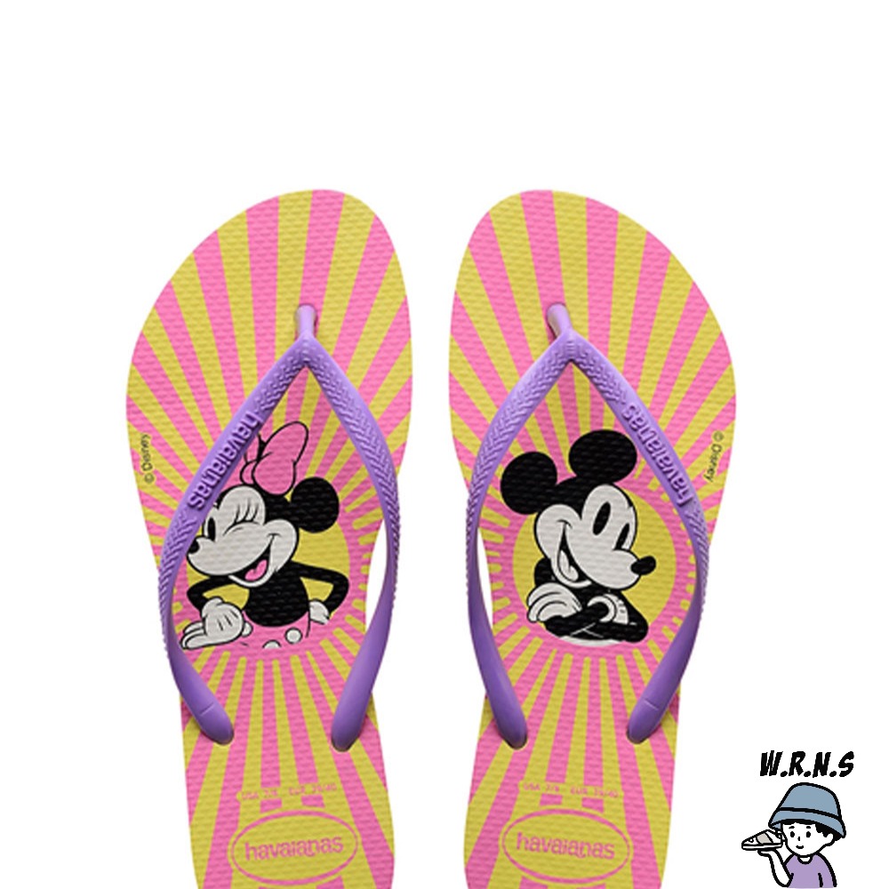 Havaianas 哈瓦仕 女鞋 拖鞋 夾腳拖 人字拖 迪士尼 粉4141203-1732W-細節圖2