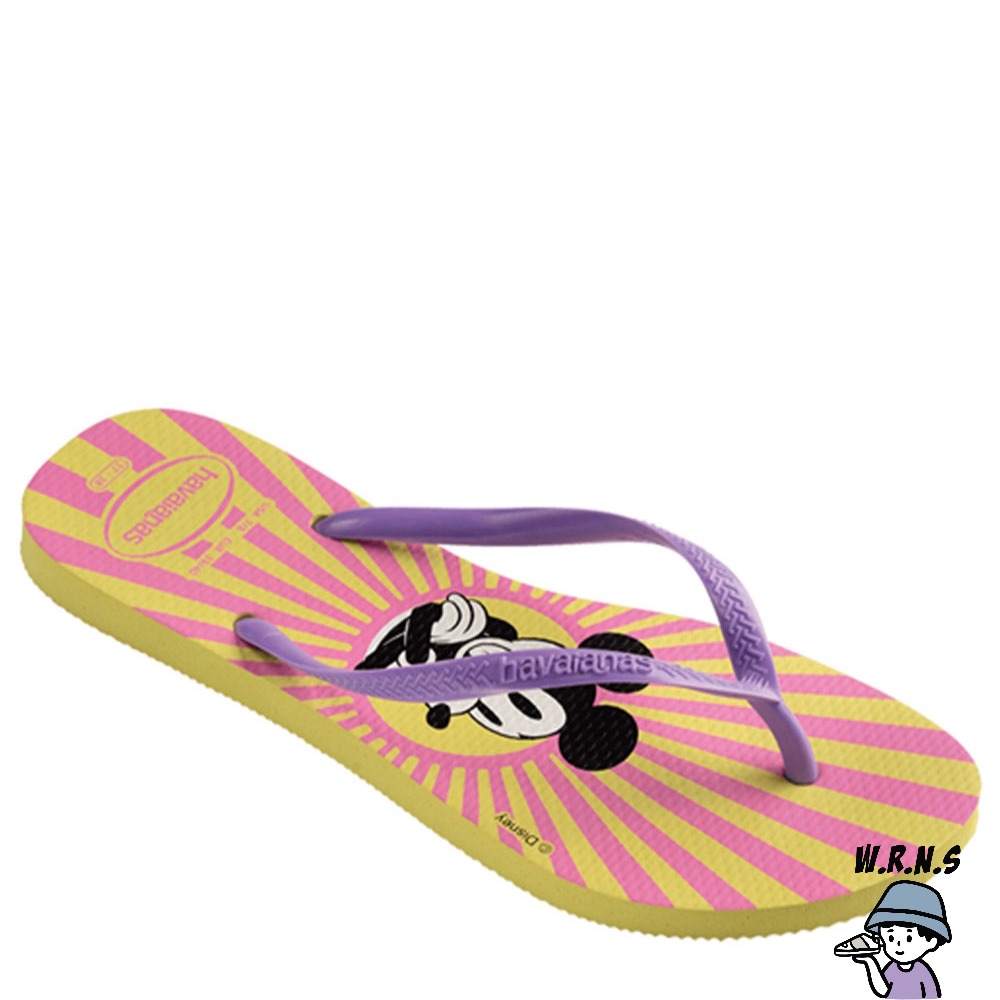 Havaianas 哈瓦仕 女鞋 拖鞋 夾腳拖 人字拖 迪士尼 粉4141203-1732W-細節圖3