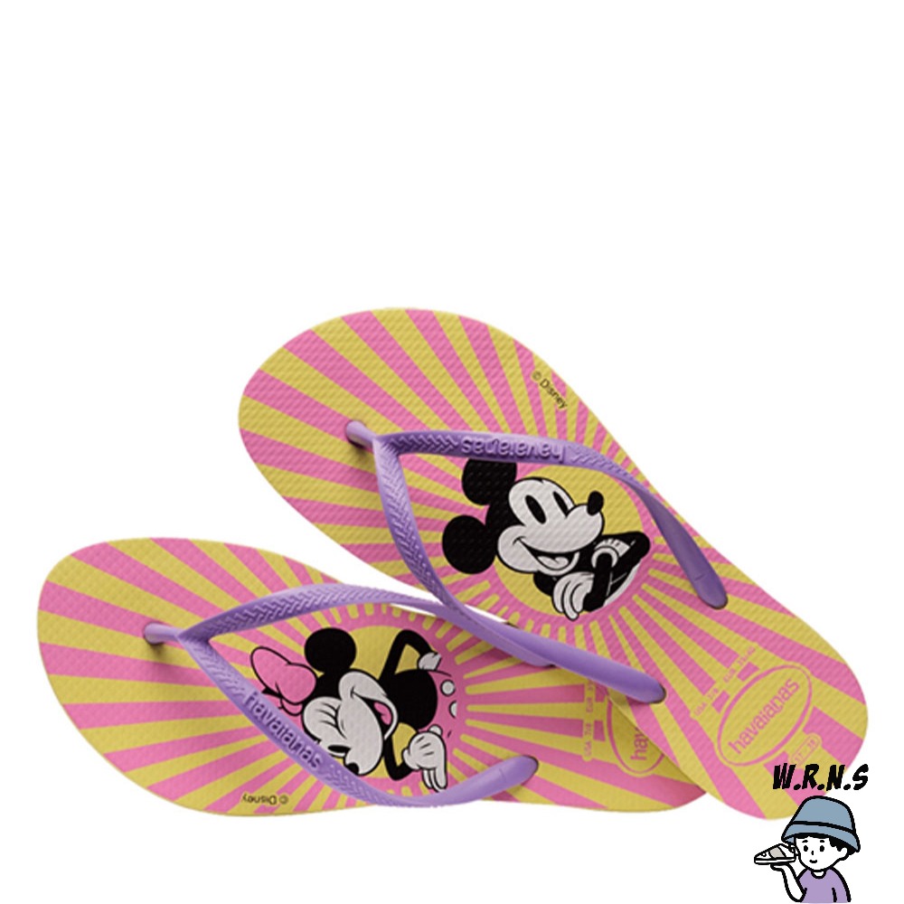 Havaianas 哈瓦仕 女鞋 拖鞋 夾腳拖 人字拖 迪士尼 粉4141203-1732W-細節圖5