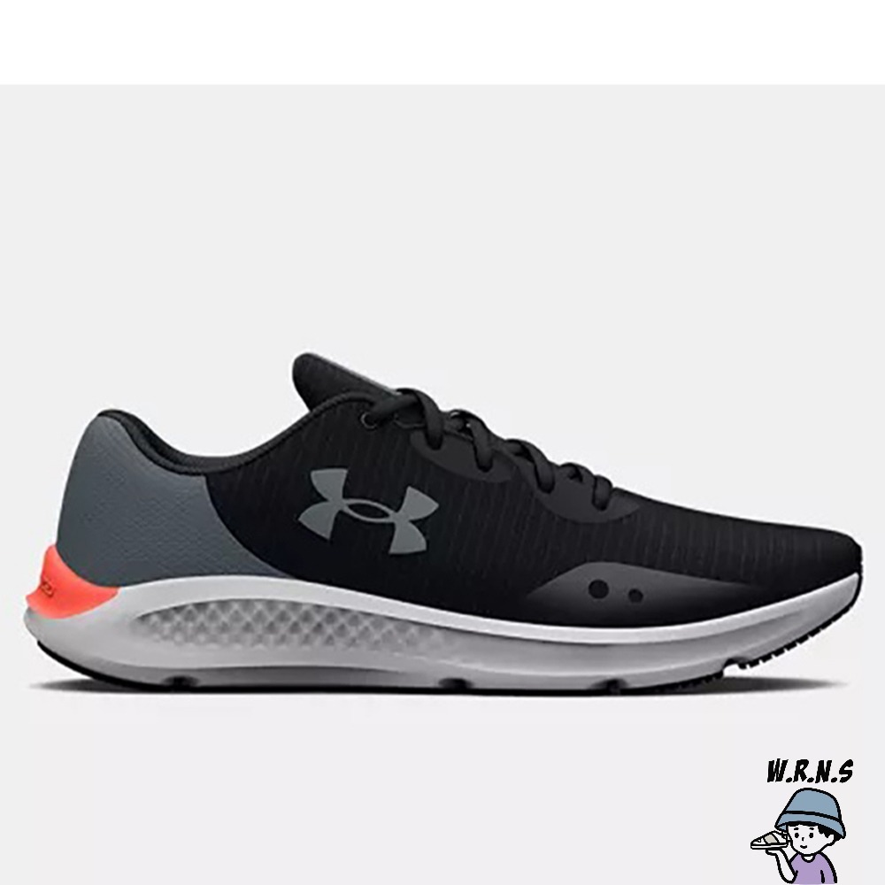 Under Armour 慢跑鞋 Charged Pursuit 3 Tech黑【W.R.N.S】3025424-003-細節圖2