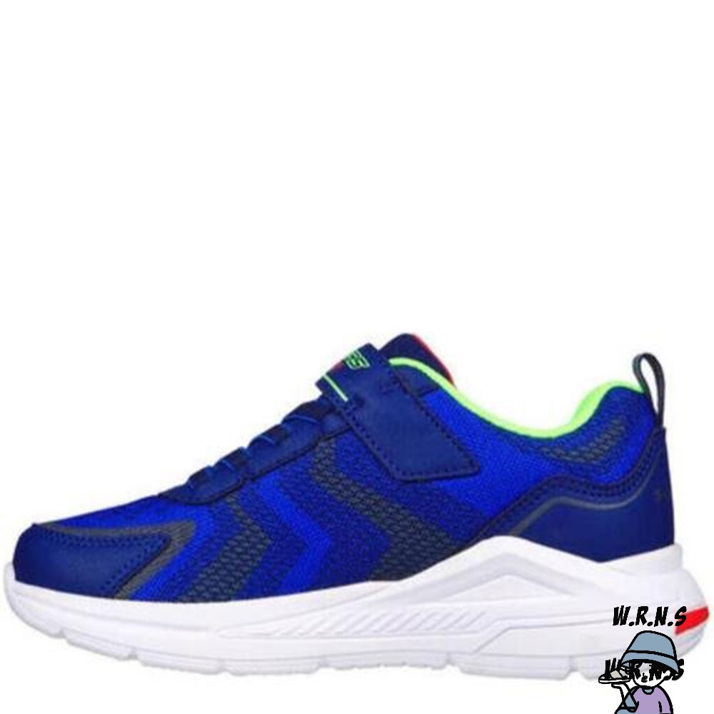 Skechers 童鞋 中童 大童 慢跑鞋 燈鞋 TRI-NAMICS 藍 401660LNVLM-細節圖4