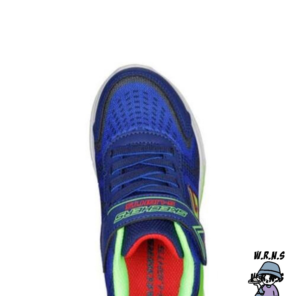 Skechers 童鞋 中童 大童 慢跑鞋 燈鞋 TRI-NAMICS 藍 401660LNVLM-細節圖5