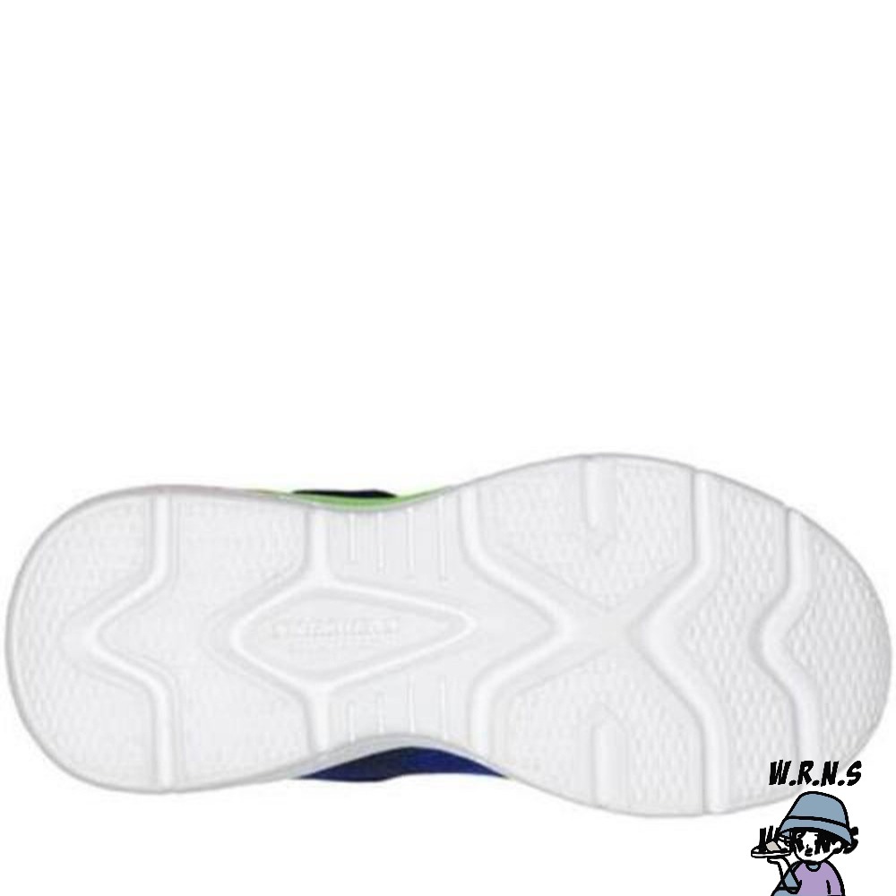 Skechers 童鞋 中童 大童 慢跑鞋 燈鞋 TRI-NAMICS 藍 401660LNVLM-細節圖6