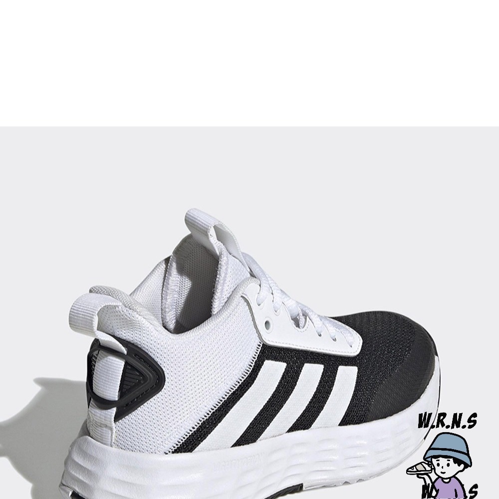 Adidas 女鞋 大童 籃球球 輕量 耐磨 OWNTHEGAME 2.0 白黑GW1552-細節圖4