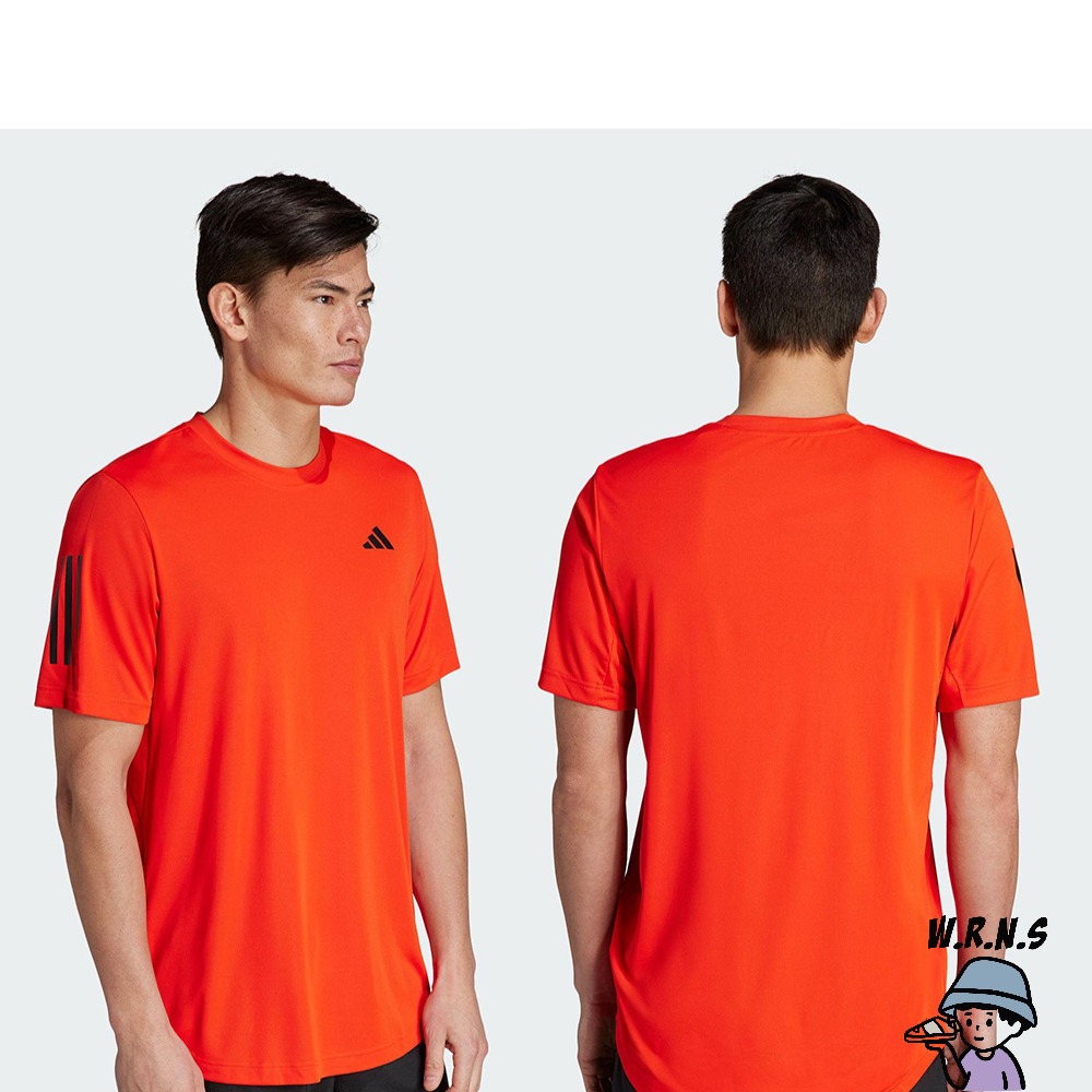 Adidas 男裝 短袖上衣 排汗 藍/紅IJ4880/IJ4883-細節圖5