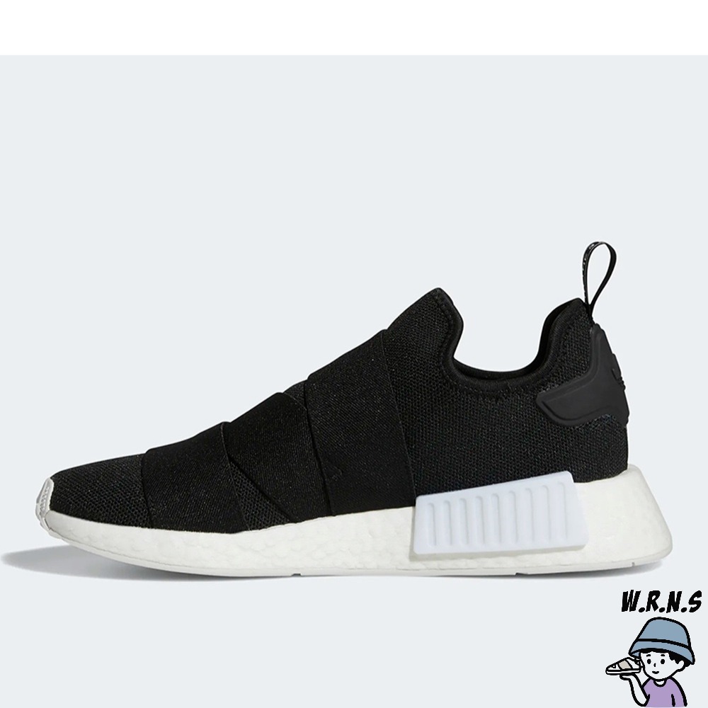 Adidas 女鞋 休閒鞋 NMD_R1 繃帶 魔鬼氈 黑 GW5698-細節圖3