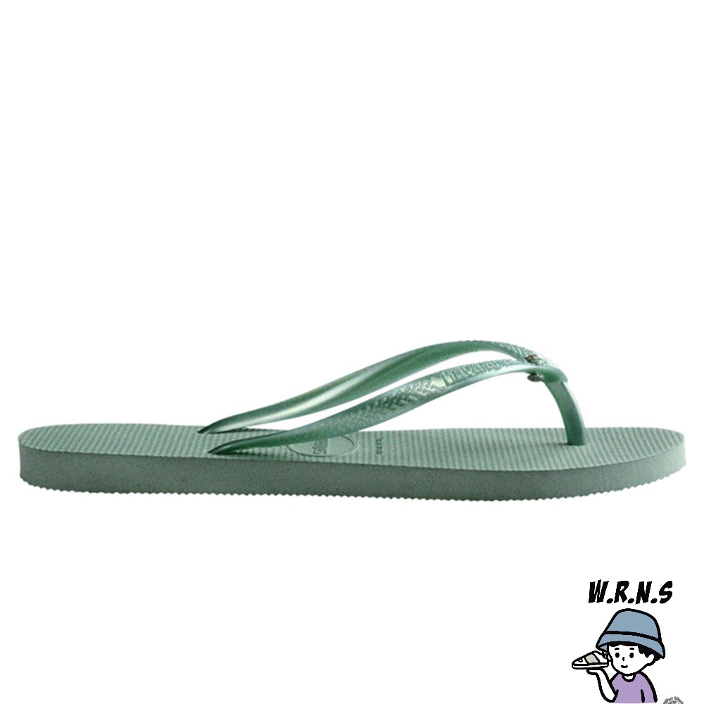 Havaianas 哈瓦仕 女鞋 拖鞋 夾腳拖 水鑽 綠 4145651-1809W-細節圖4