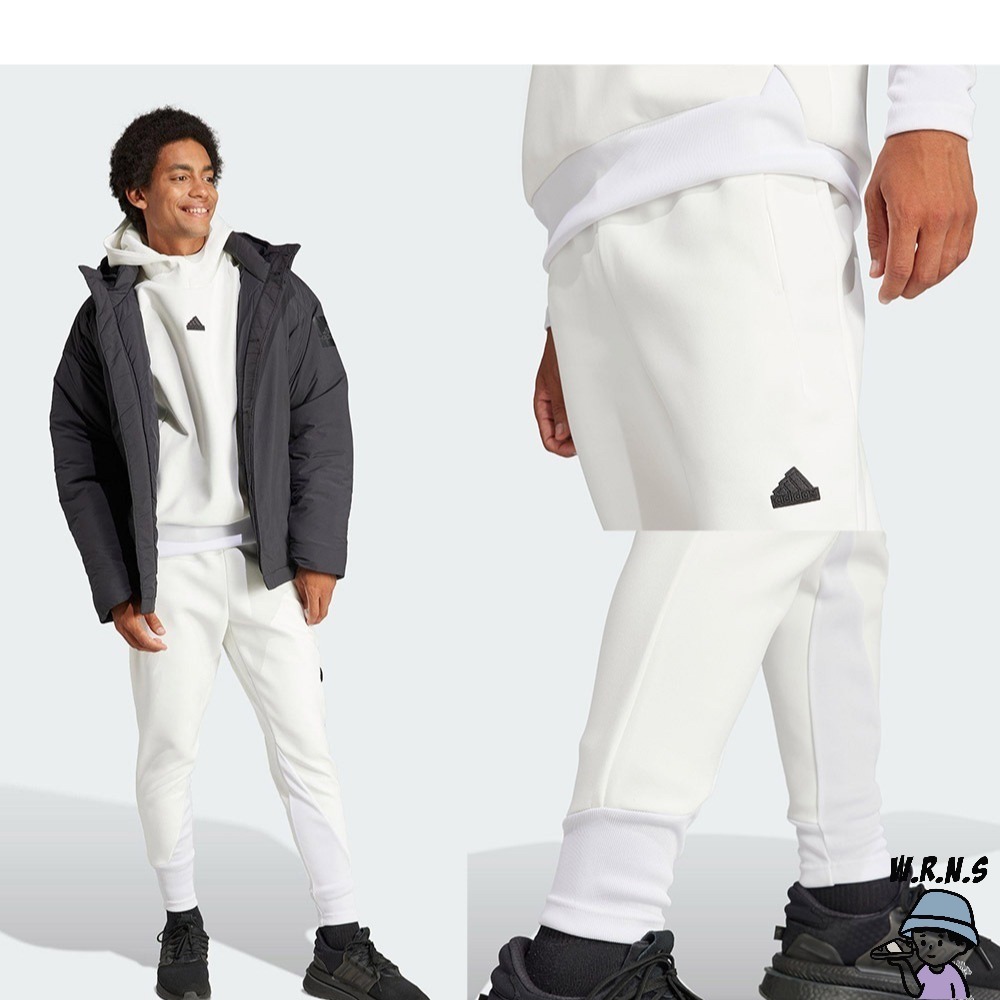 Adidas 男裝 長褲 Z.N.E.系列 縮口 口袋 黑/白HY1269/IJ6150-細節圖6