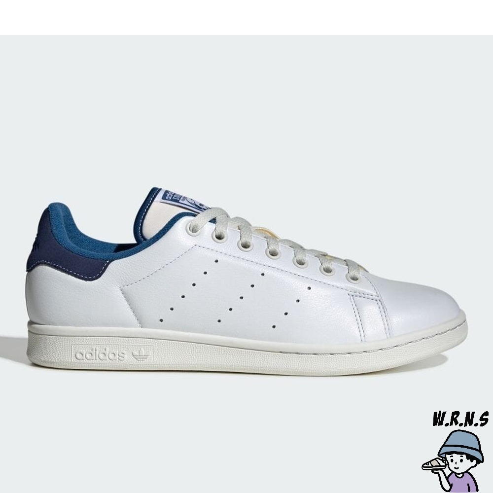 Adidas 男鞋 休閒鞋 皮革 Stan Smith 白藍ID2006-細節圖2