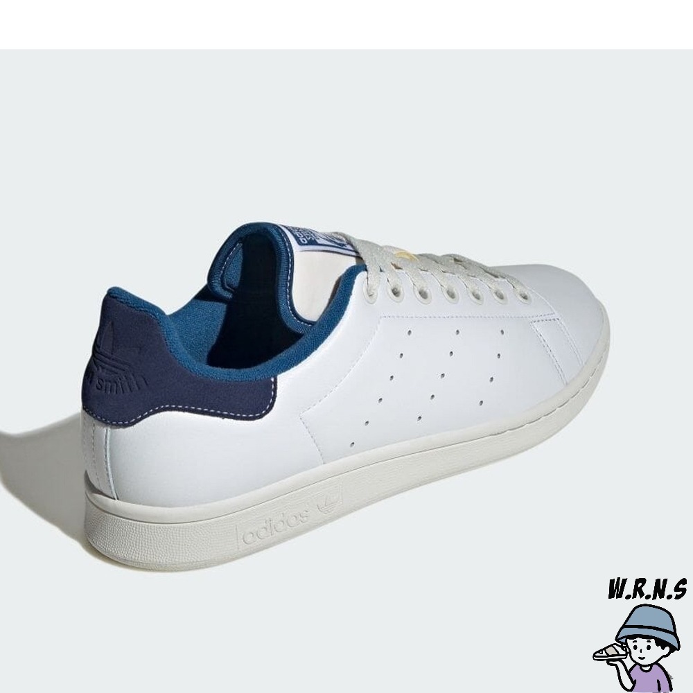 Adidas 男鞋 休閒鞋 皮革 Stan Smith 白藍ID2006-細節圖4