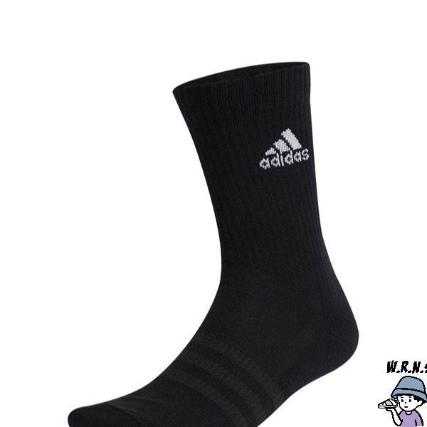Adidas 襪子 中筒襪 厚底 白/黑【W.R.N.S】HT3444/IC1309-細節圖4