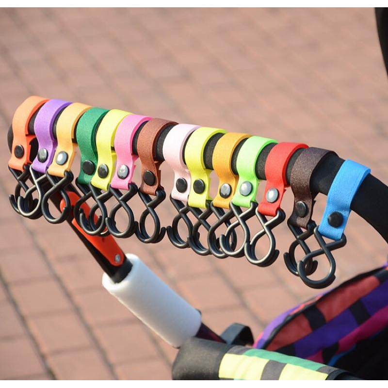 [現貨]嬰兒堅固加釦款推車掛鉤 多功能S掛鉤-細節圖3